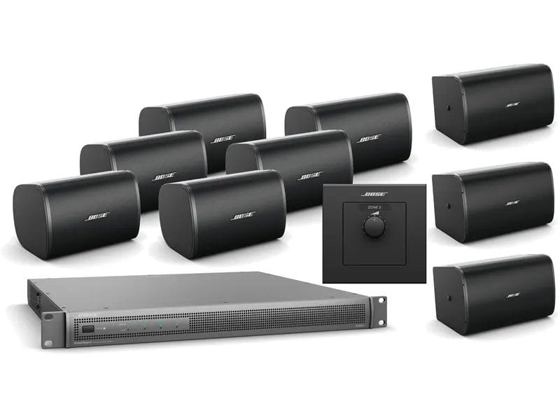 Bose Pro DesignMax set for commercial installation in bar restaurant cafe coffee-shop compatible with Soundsuit