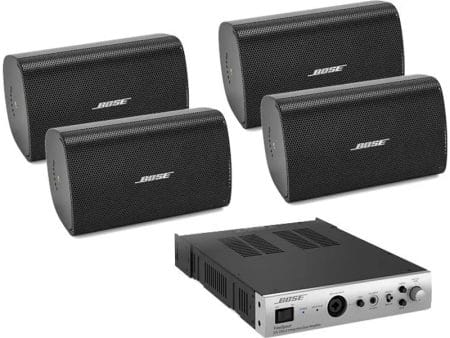 Bose sound set for commercial installation in bar restaurant cafe coffee-shop compatible with Soundsuit