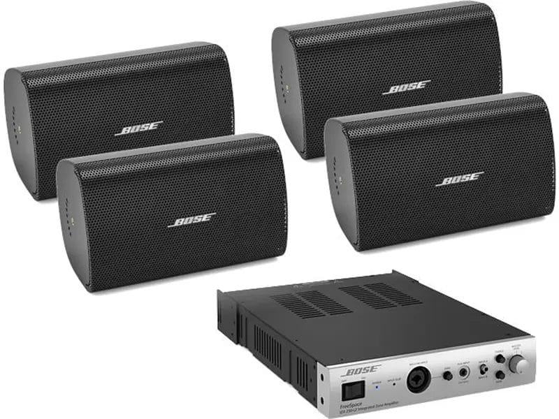 Bose sound set for commercial installation in bar restaurant cafe cofee-shop compatible with Soundsuit
