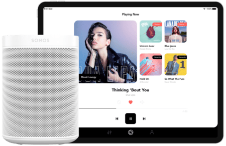 Sonos and Soundsuit in-store music for business alternative to soundtrack spotify deezer apple-music for store restaurant spa shop pub hotel event gym fitness