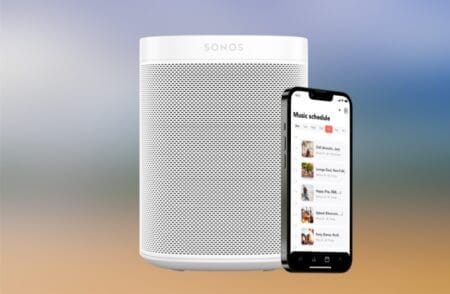How to schedule music on Sonos using the alarm feature?