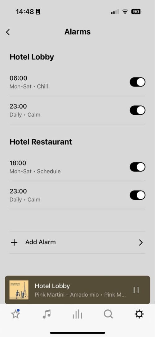 How to schedule music on Sonos using the alarm feature