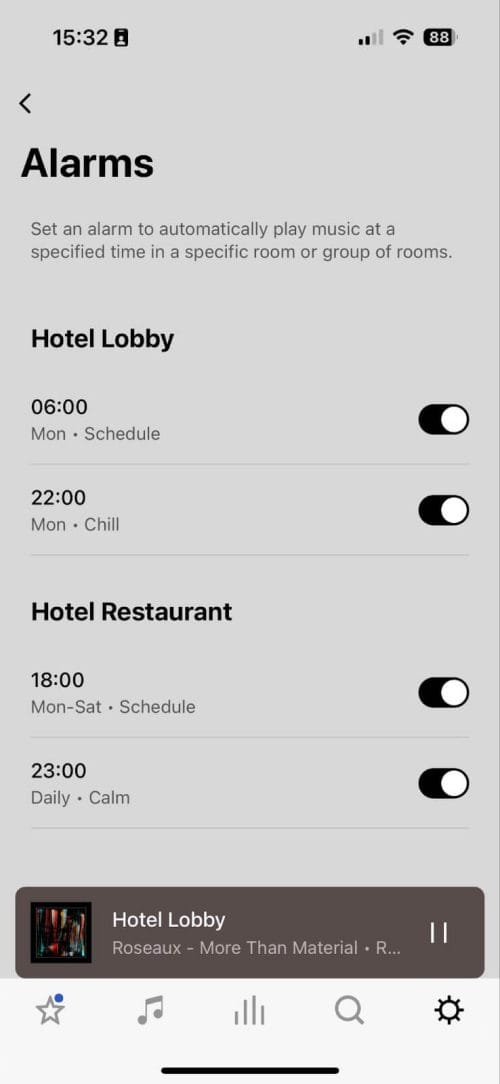 How to schedule music on Sonos using the alarm feature | Save created alarms
